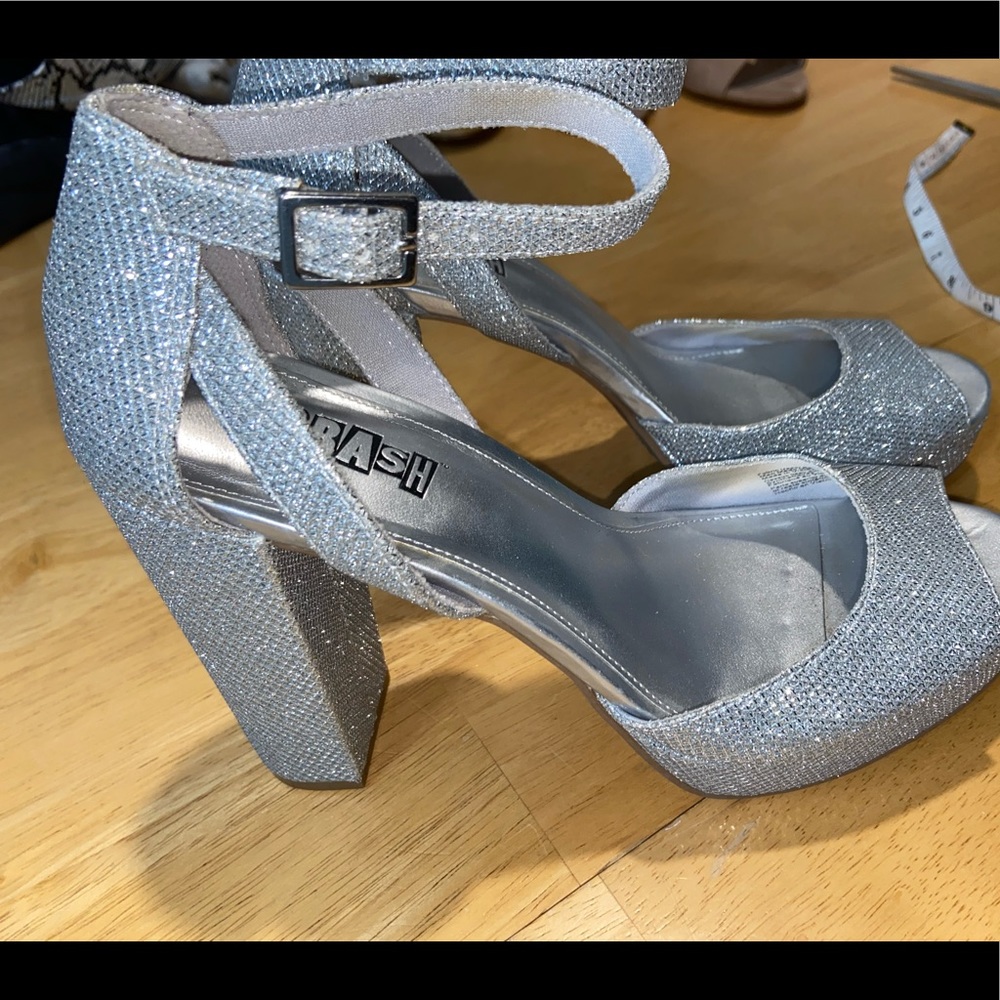 Silver heels